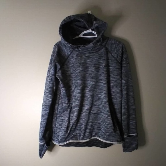Gap Fit Lined Reflective Hoodie Sweatshirt Thumb - Picture 5 of 12